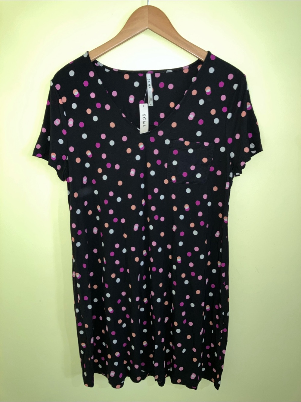 NEW pajamas SOMA cool nights sleep shirt sz M medium NWT $52 retail